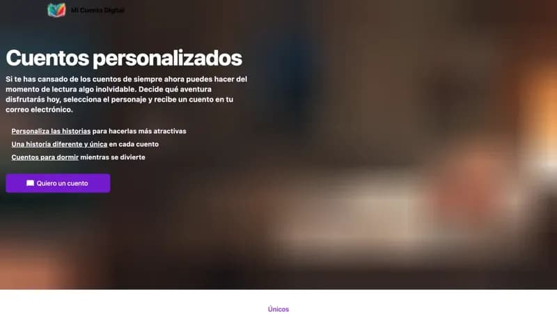 Mi Cuento Digital screenshot
