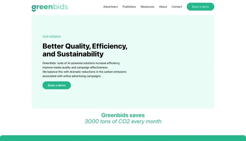 Greenbids screenshot