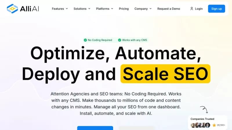 Alli AI screenshot