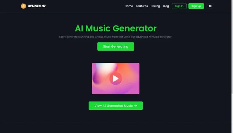 Music AI screenshot