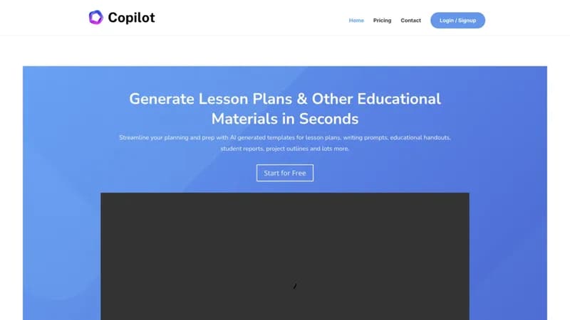 Education Copilot screenshot