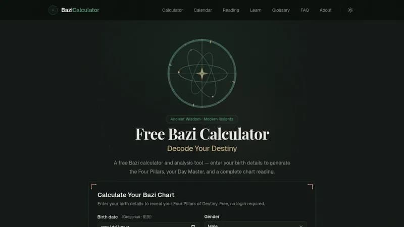 bazicalculator website