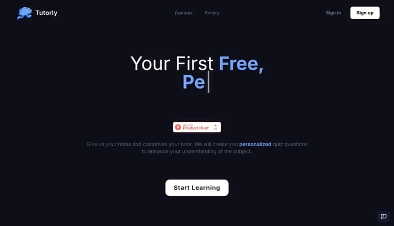 Tutorly screenshot