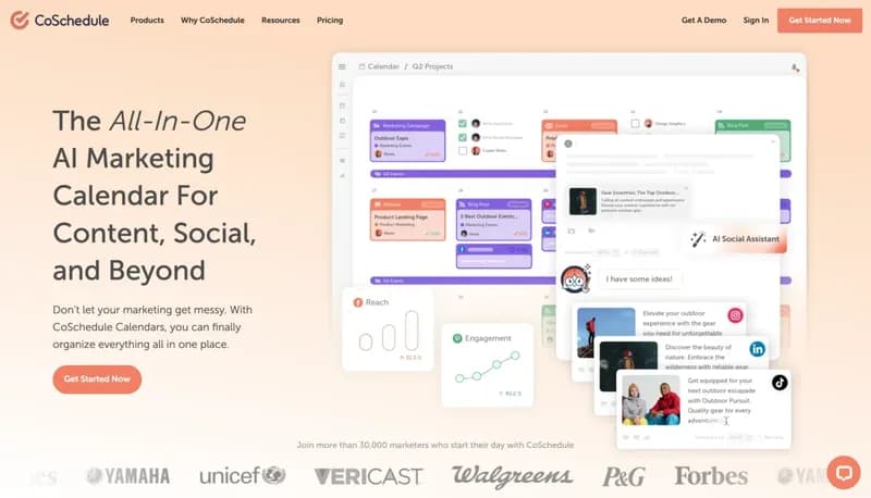 CoSchedule screenshot