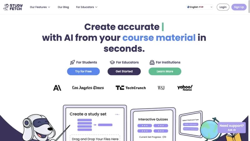 Study Fetch screenshot