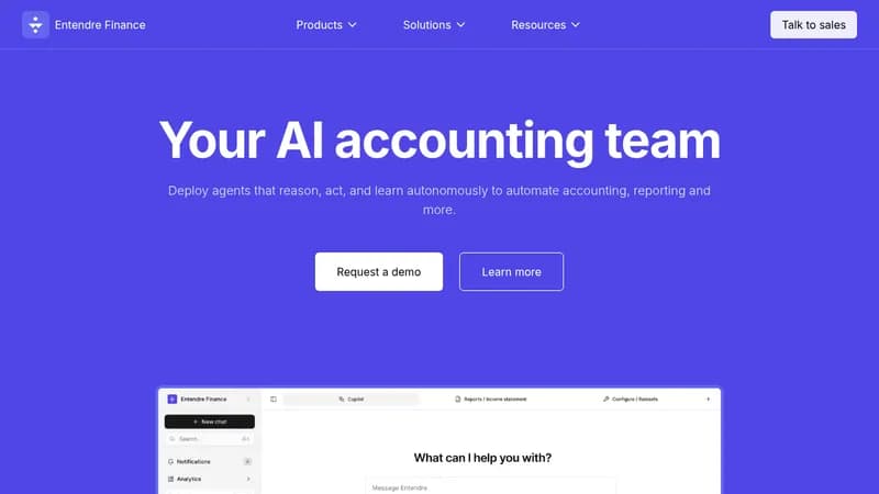 entendre finance website