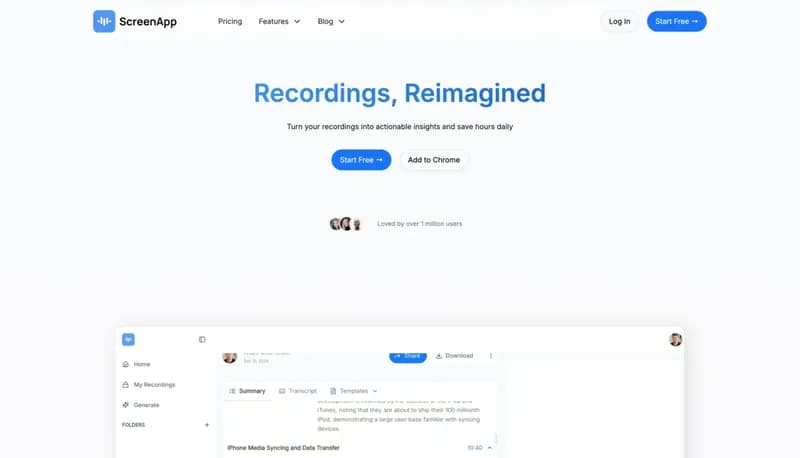 ScreenApp screenshot