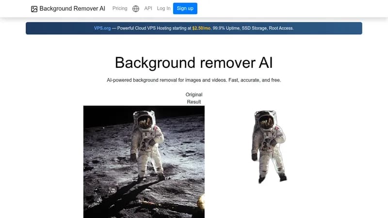 background remover ai website