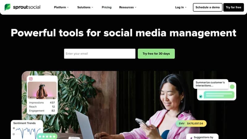 sprout social website