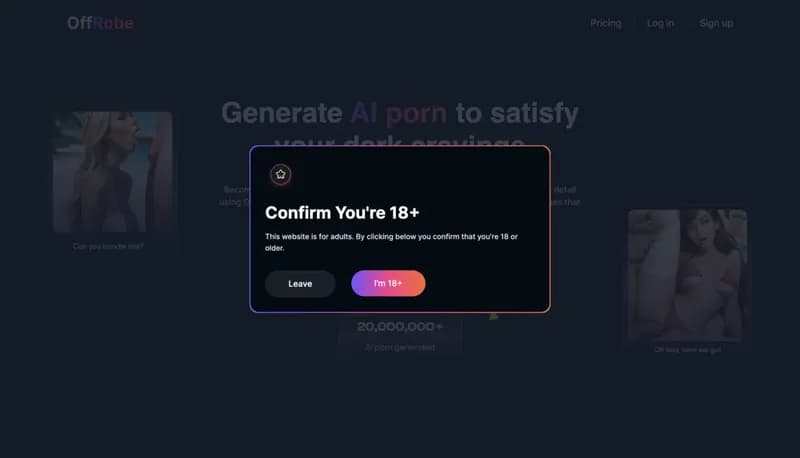 OffRobe AI Porn Generator screenshot