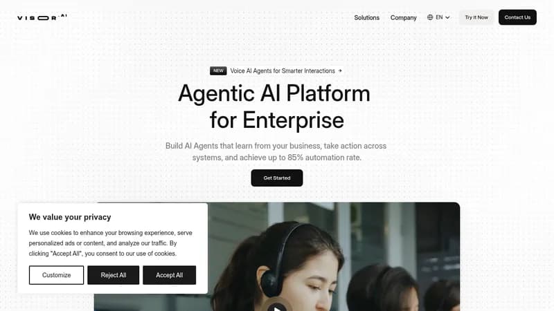 visor.ai website