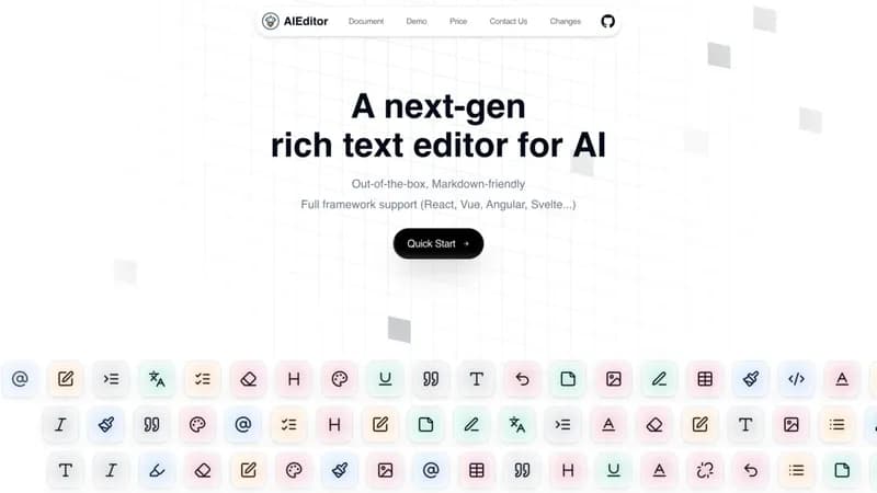 AiEditor screenshot