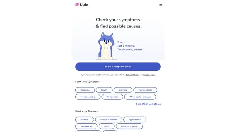 Ubie screenshot