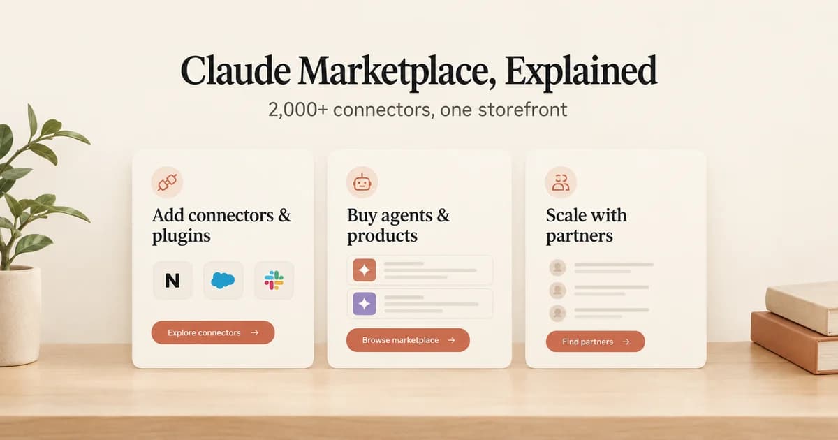 Featured image for Claude Marketplace Explained: How to Find, Add, and Build Plugins for Claude