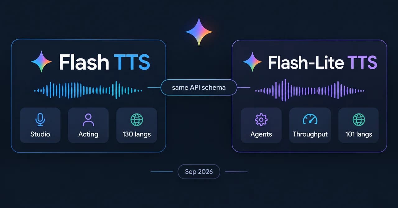 Featured image for Gemini 3.8 Flash TTS vs Flash-Lite: Which Voice Model for Agents and Creators
