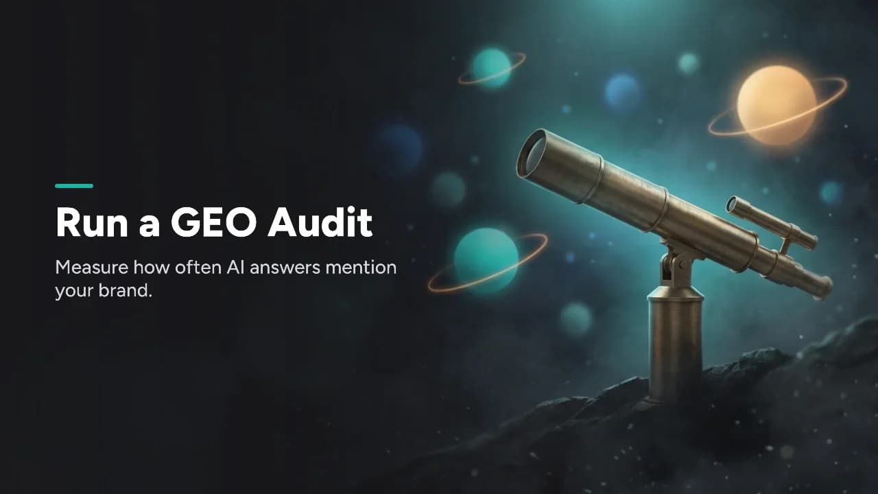 Featured image for GEO Audit: How to Measure Brand Mentions in AI Answers