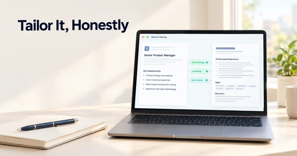 Featured image for How to Tailor a Resume with AI (Without Falling for the ATS Myths)