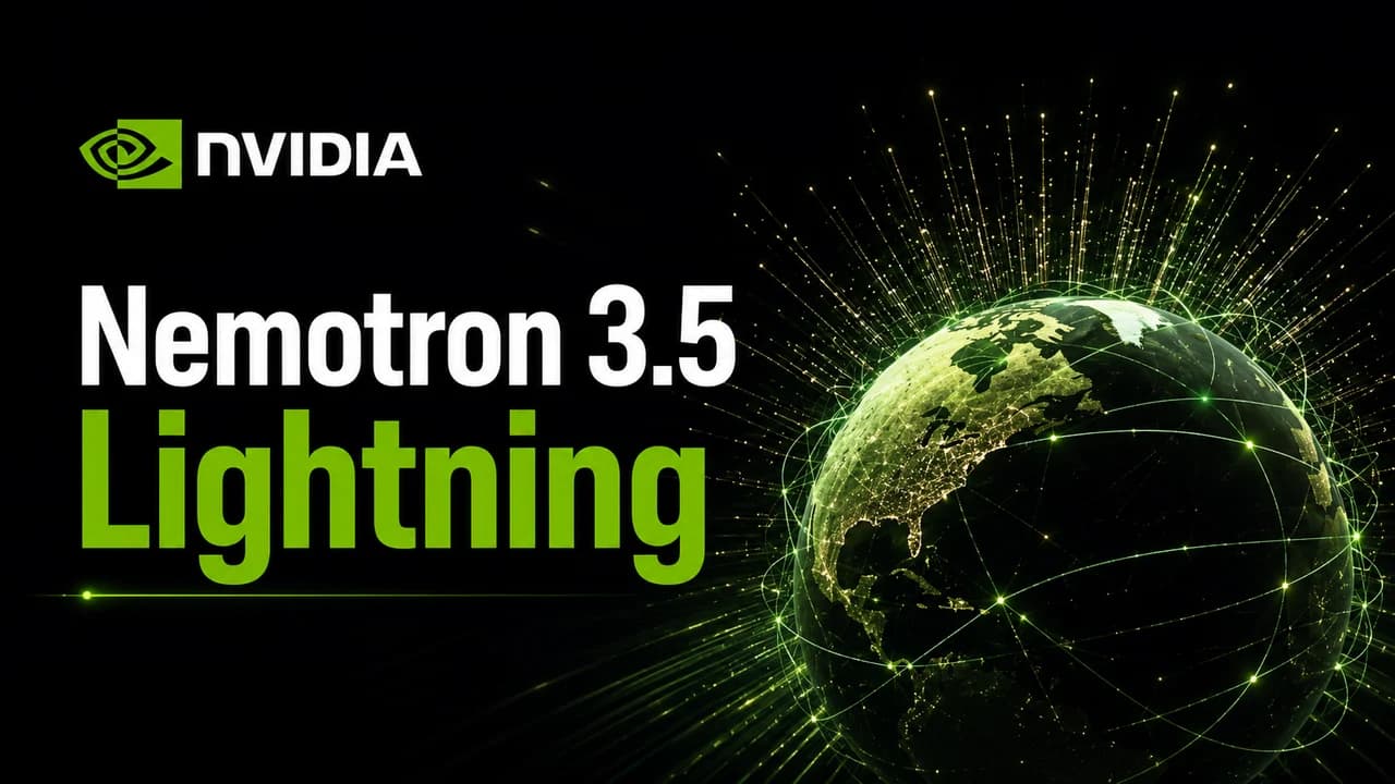 Featured image for NVIDIA Nemotron 3.5 Lightning: A Small, Free AI Model Built to Run Your Agents