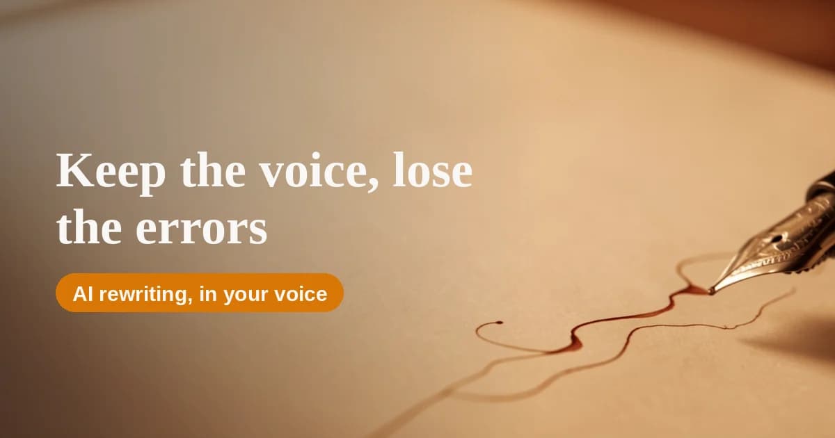 Featured image for Rewrite with AI without Erasing Your Voice (2026): The Style Card Method