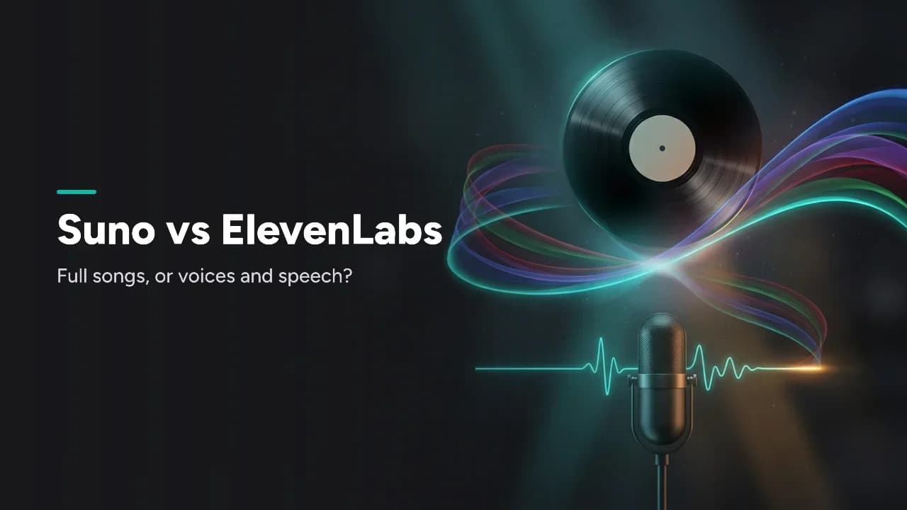 Featured image for Suno vs ElevenLabs: Which AI Audio Tool to Pick (2026)