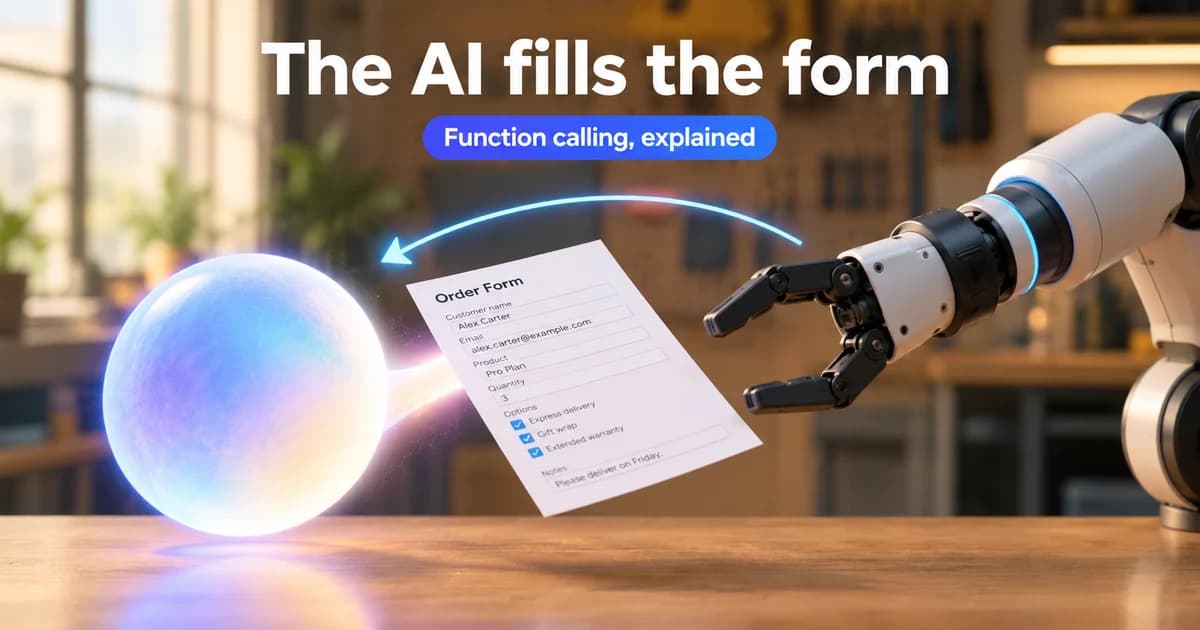 Featured image for What Is Function Calling (Tool Use) in LLMs? Plain-English Guide for Builders
