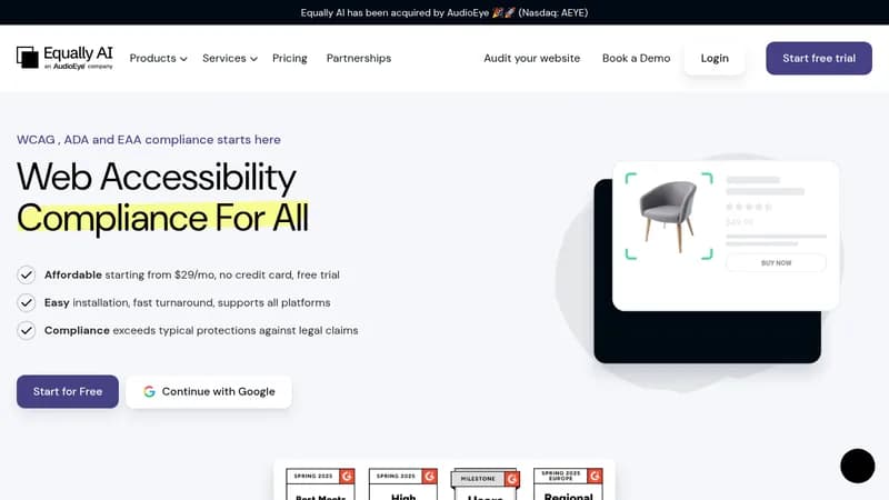 equally ai website