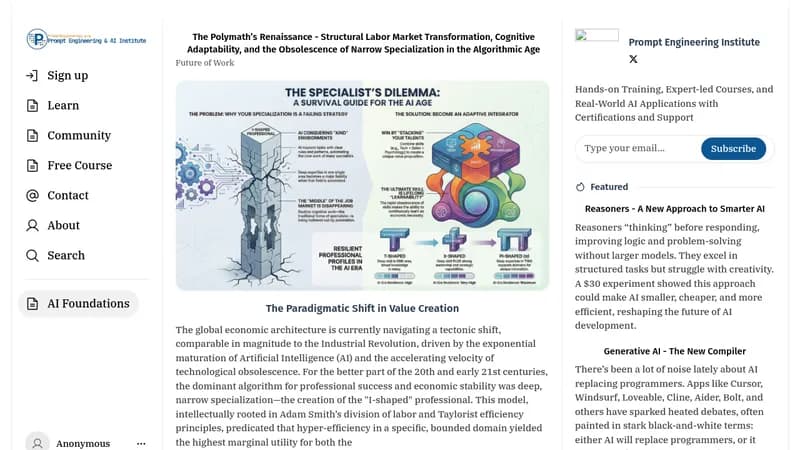 prompt engineering institute website