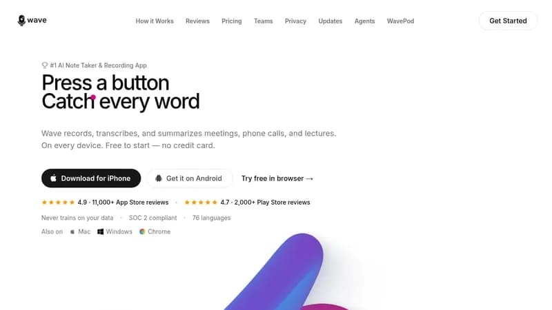 wave website