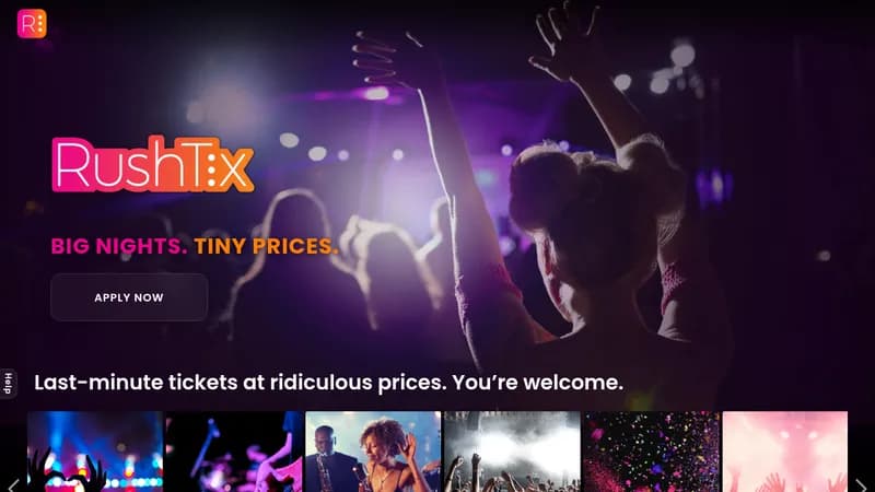 rushtix website