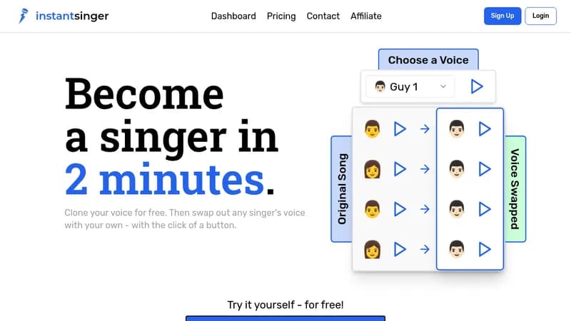 instantsinger website