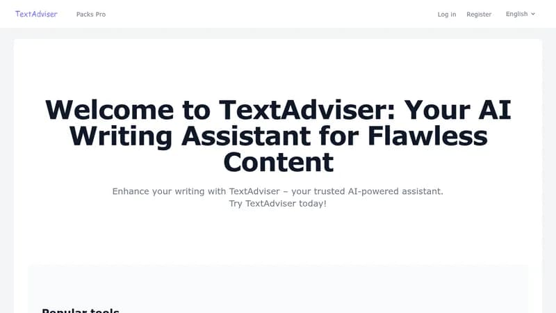 textadviser website