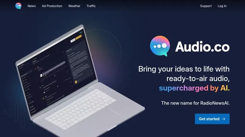 audio.co website