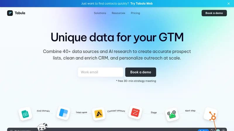 tabula website