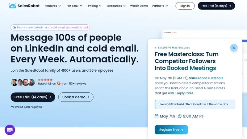 salesrobot website