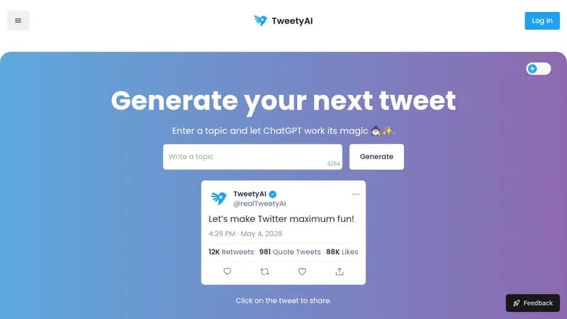 tweetyai website