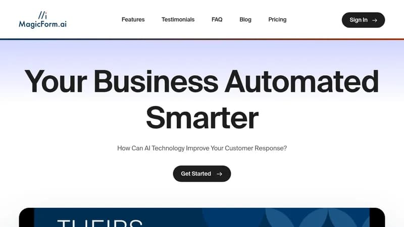 magicform website