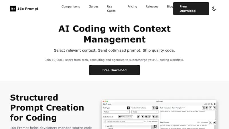 16x prompt website