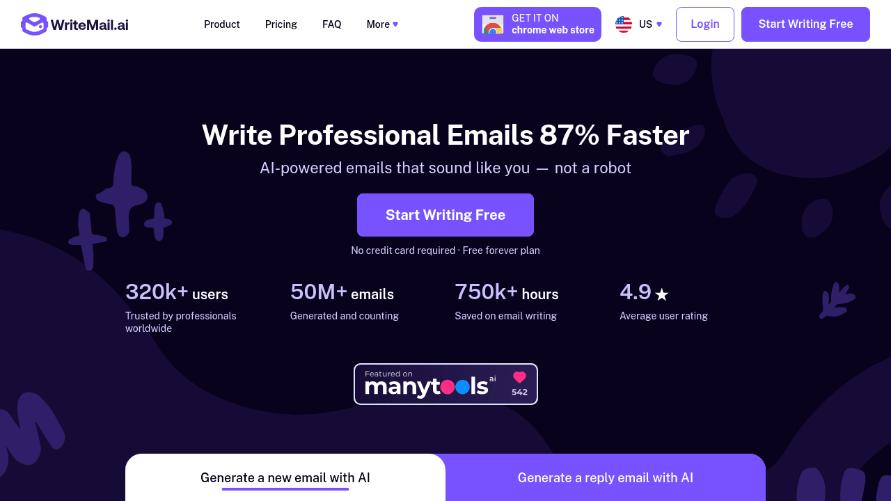 writemail.ai website