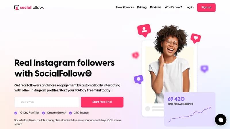 socialfollow website