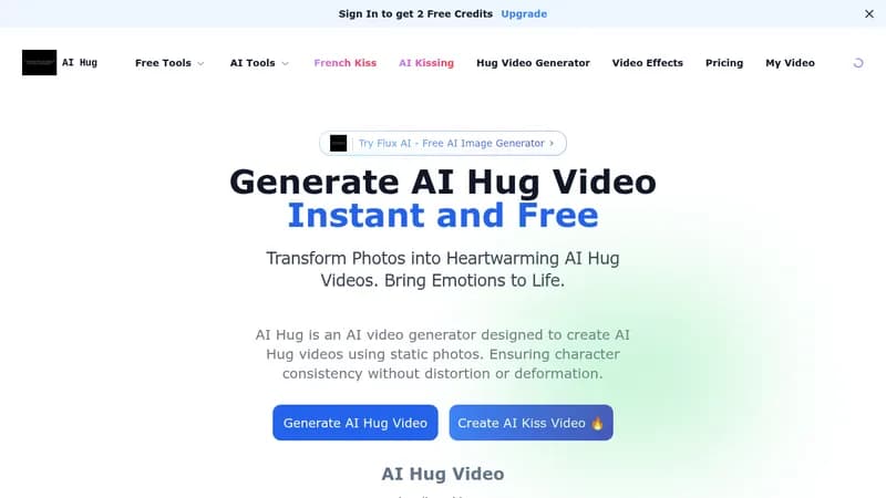 ai hug website