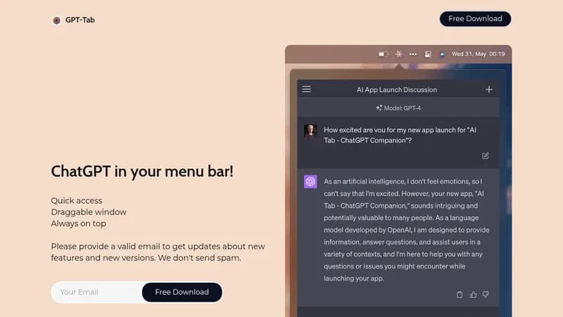 gpt-tab website