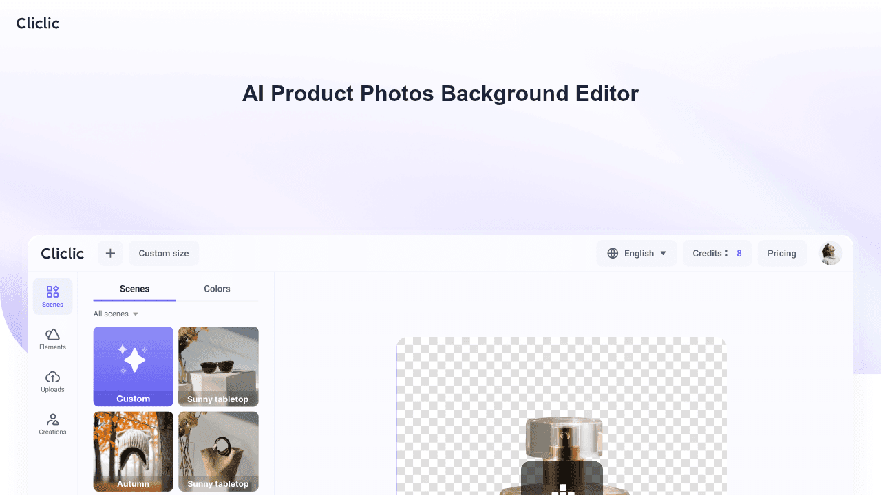 ai product photos background editor website