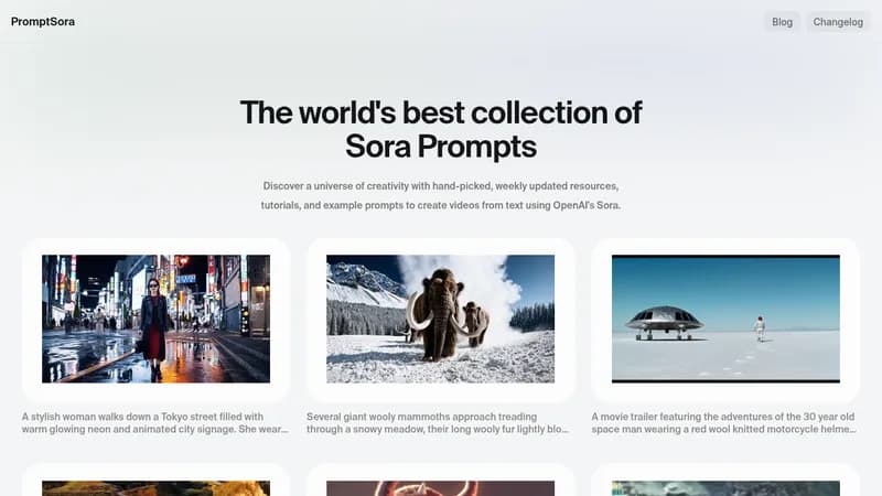 promptsora website