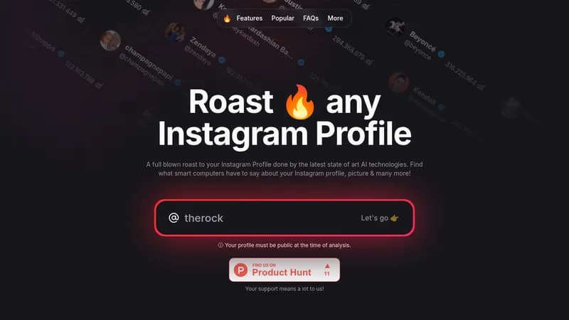 roast website