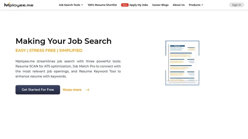 mployee.me website