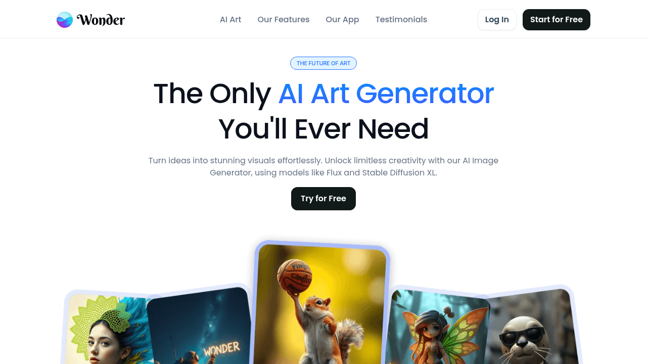 wonder ai website