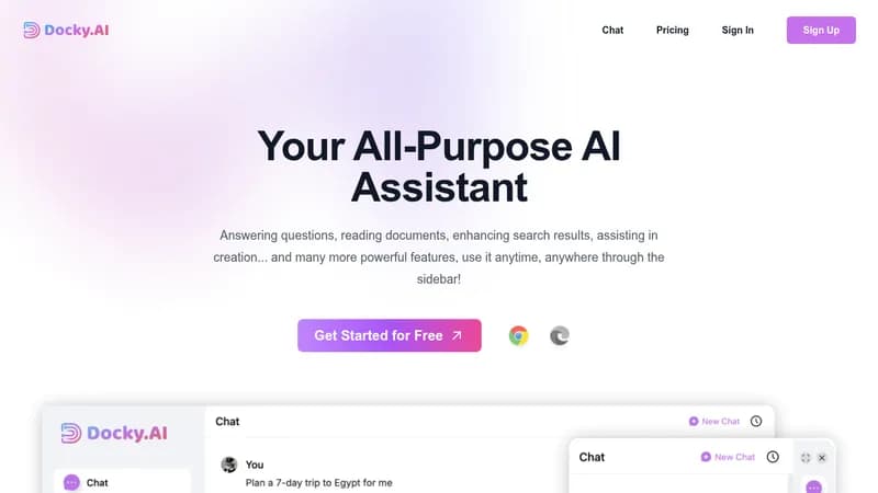 docky.ai website