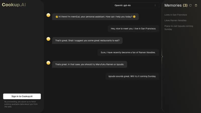 cookup.ai website