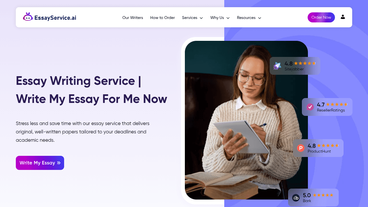 essayservice.ai website