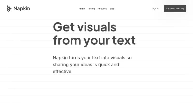 napkin website